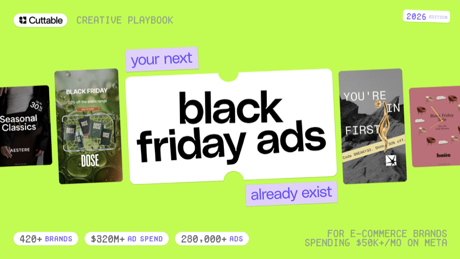 The Cuttable Black Friday Playbook 2026 cover